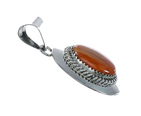 Navajo Sterling Silver Oyster Shell Pendant SN20416